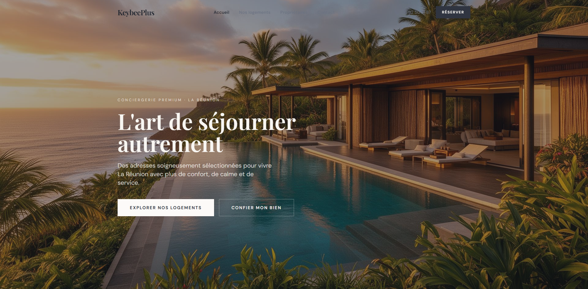 Aperçu du site KeybeePlus